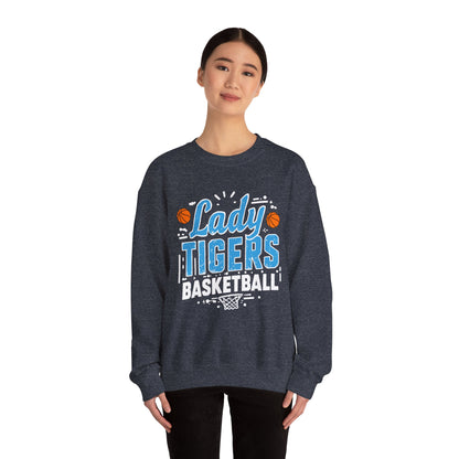 Adult Crewneck Sweatshirt \ Brilliant Tigers Basketball \ BTBKG1