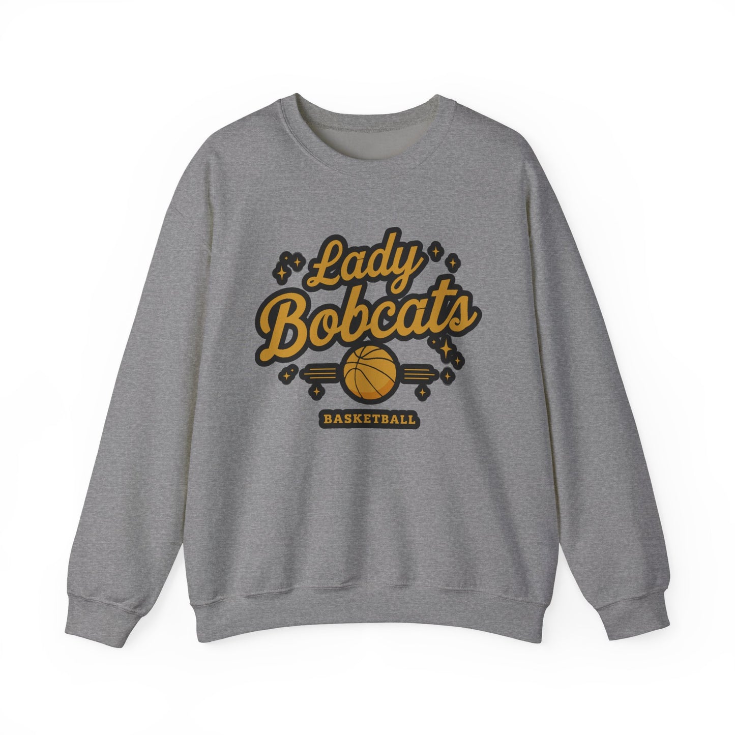 Adult Crewneck Sweatshirt \ Phil Campbell Bobcats Basketball \ PCBBKG2