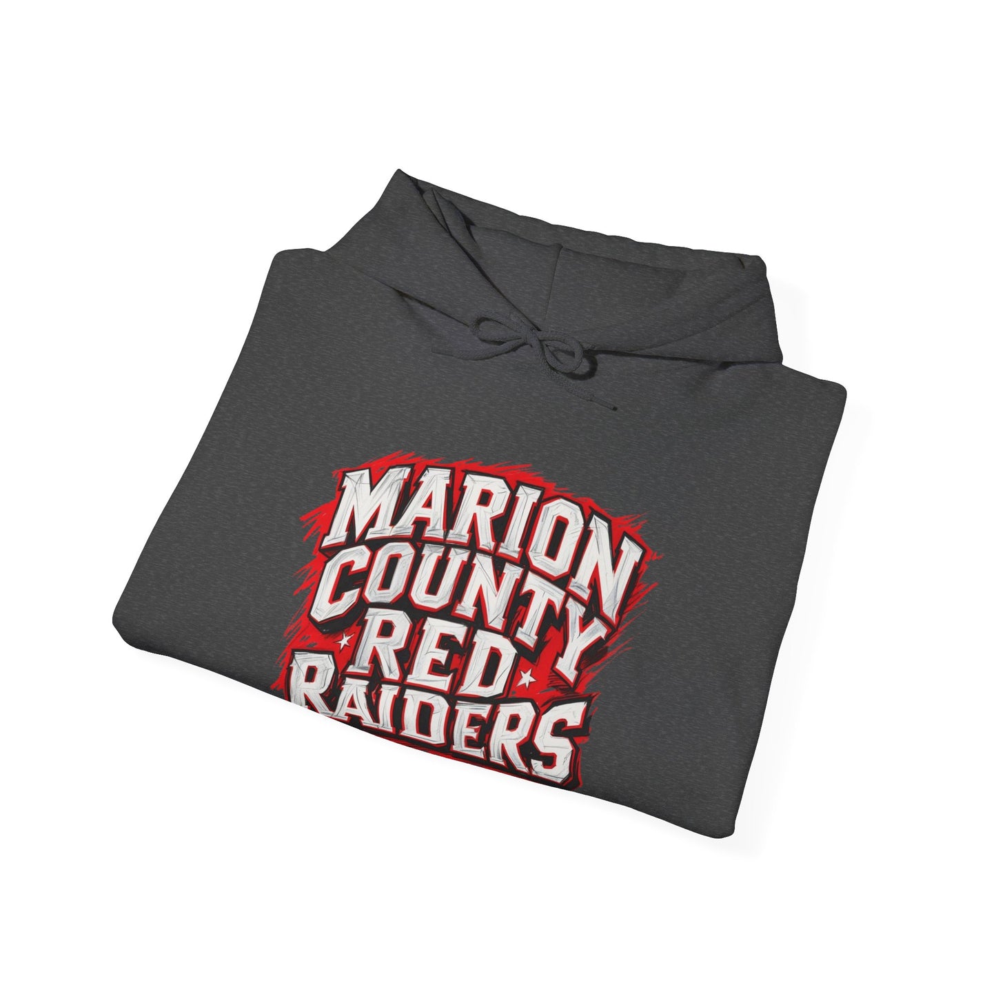 Adult Hoodie Sweatshirt \ Marion County Red Raiders \ MC1