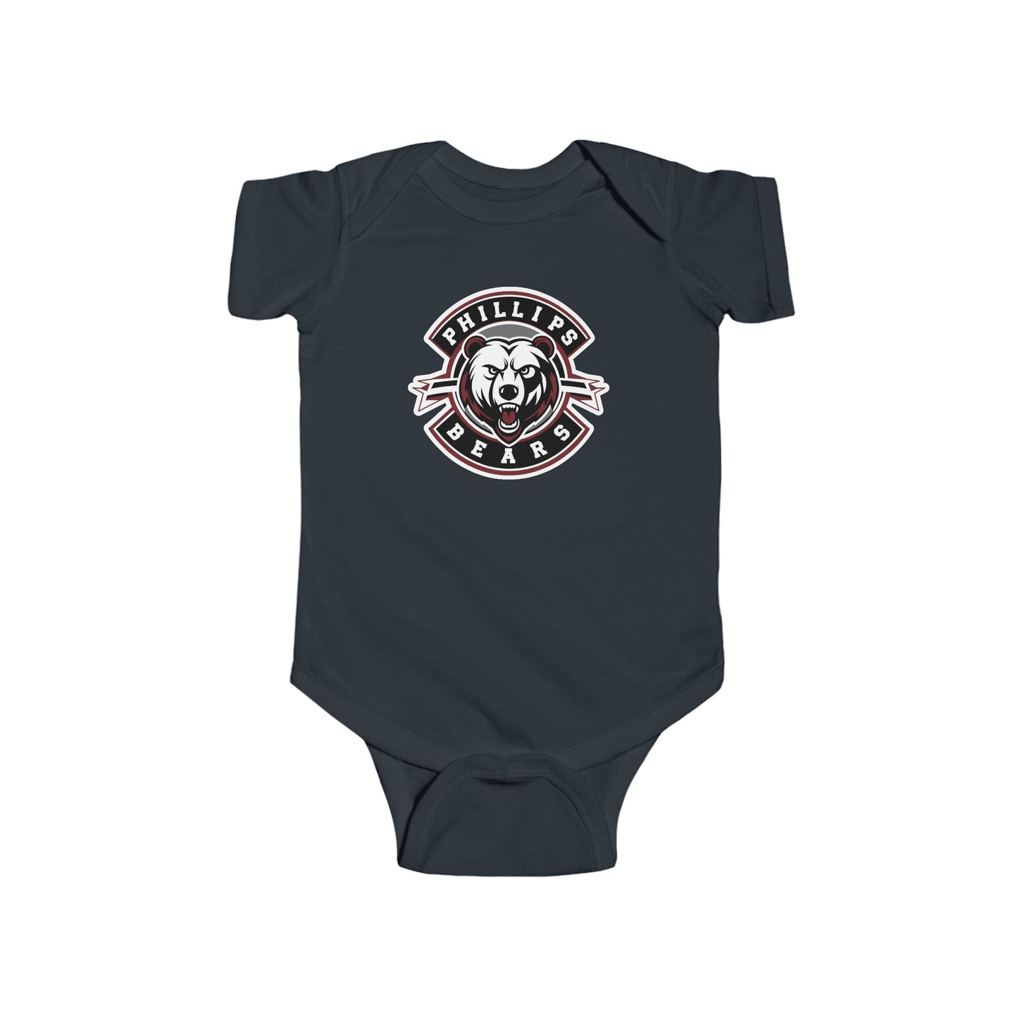 Short Sleeve Baby Bodysuit \ Phillips Bears \ PB1