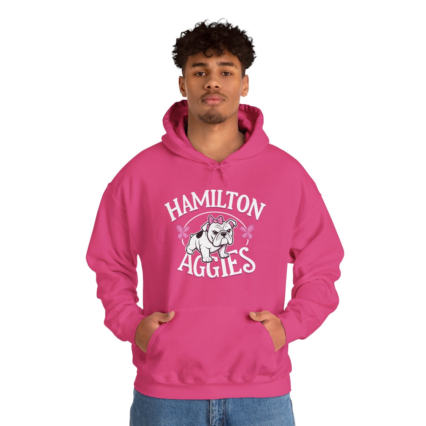 Adult Hoodie Sweatshirt \ Hamilton Aggies \ HAG4