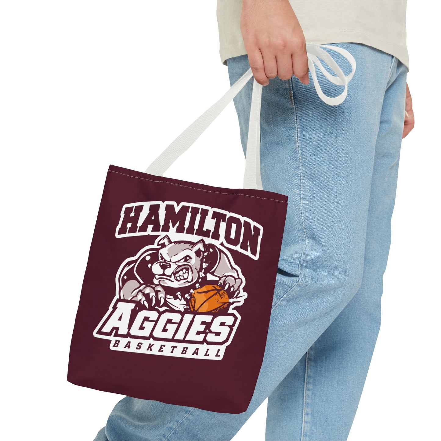 Tote Bag \ Hamilton Aggies Basketball \ HABK1