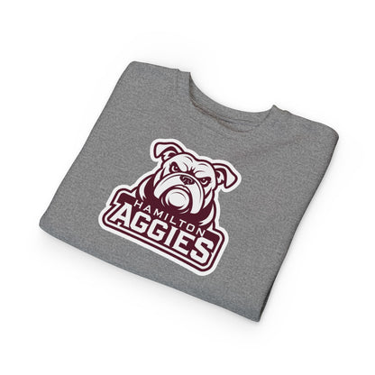 Toddler Crewneck Sweatshirt \ Hamilton Aggies \ HA4