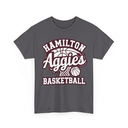 Adult Tee \ Hamilton Aggies Basketball \ HABKG1