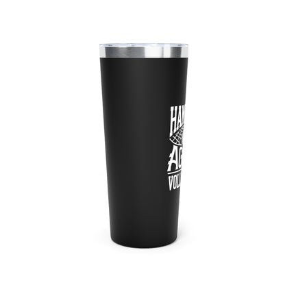 22oz Copper Insulated Tumbler \ Hamilton Aggies Volleyball \ HAV2