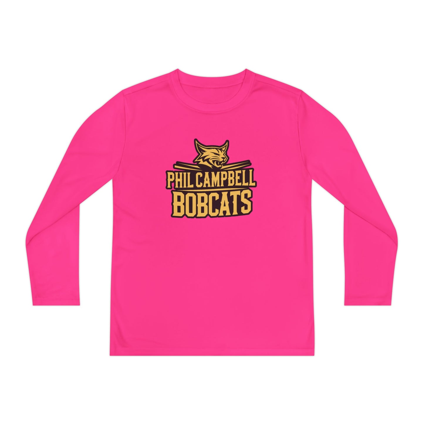 Youth Long Sleeve Tee \ Phil Campbell Bobcats \ PCB2