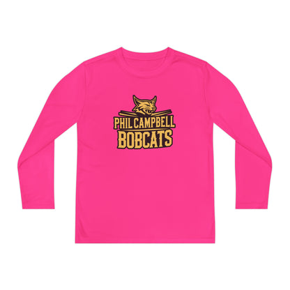 Youth Long Sleeve Tee \ Phil Campbell Bobcats \ PCB2