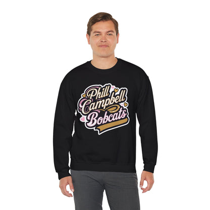 Adult Crewneck Sweatshirt \ Phill Campbell Bobcats \ PCBG1