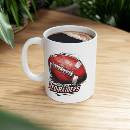 Coffee Mug \ Marion County Red Raiders Football \ MCF1