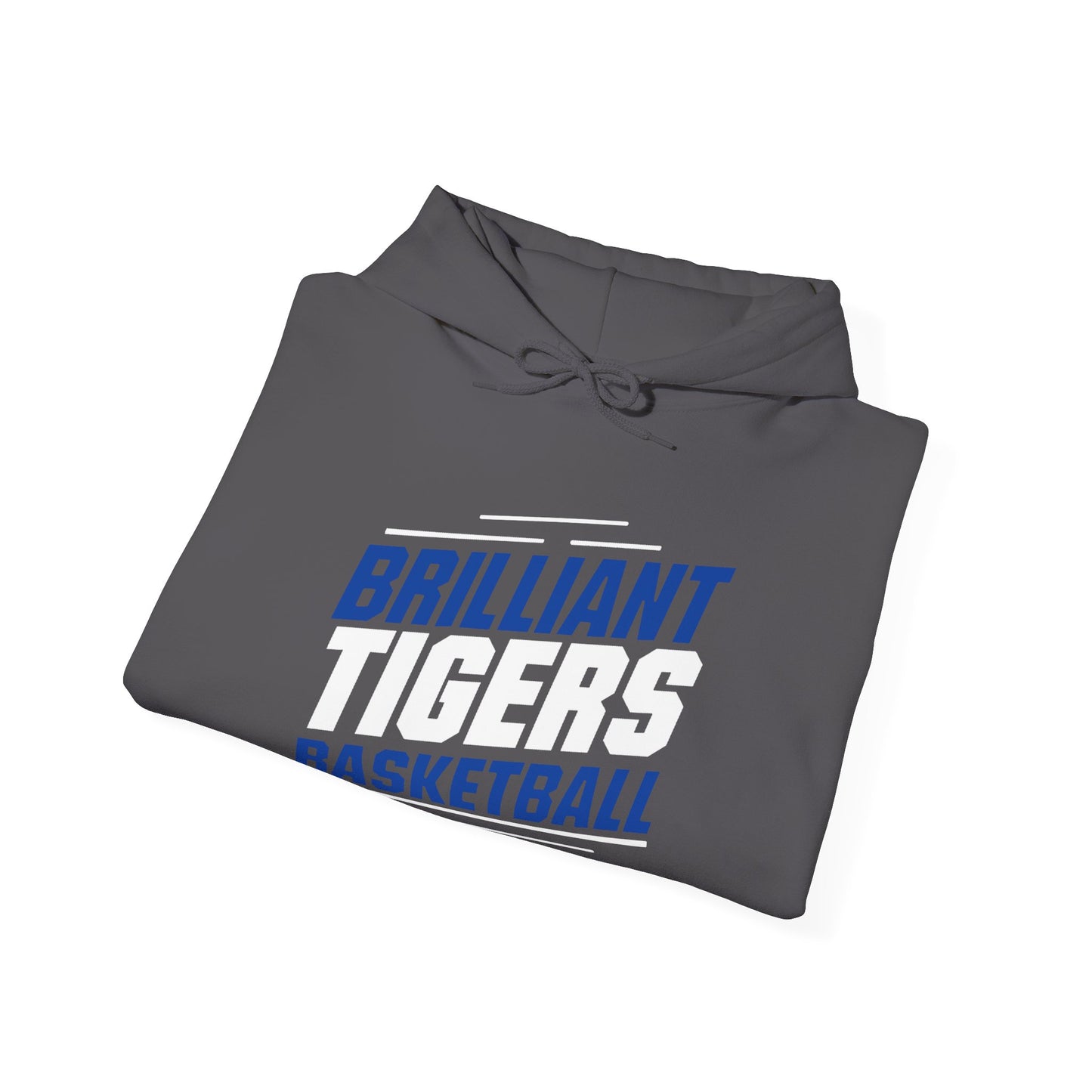 Adult Hoodie Sweatshirt \ Brilliant Tigers Basketball \ BTBK2