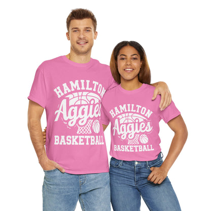Adult Tee \ Hamilton Aggies Basketball \ HABBG1