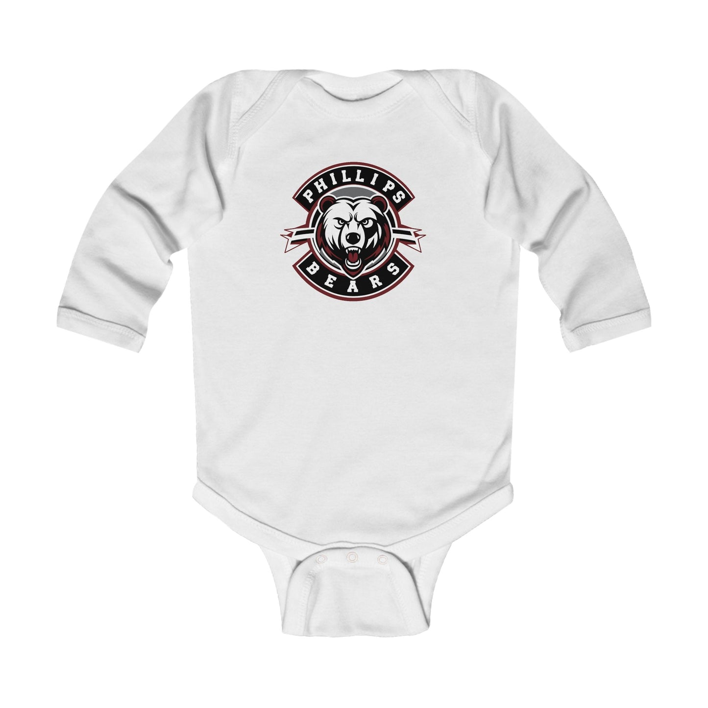 Long Sleeve Baby Bodysuit \ Phillips Bears \ PB1