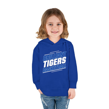 Toddler Hoodie Sweatshirt \ Brilliant Tigers Basketball \ BTBK2