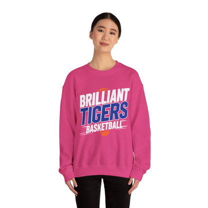 Adult Crewneck Sweatshirt \ Brilliant Tigers Basketball \ BTBK1