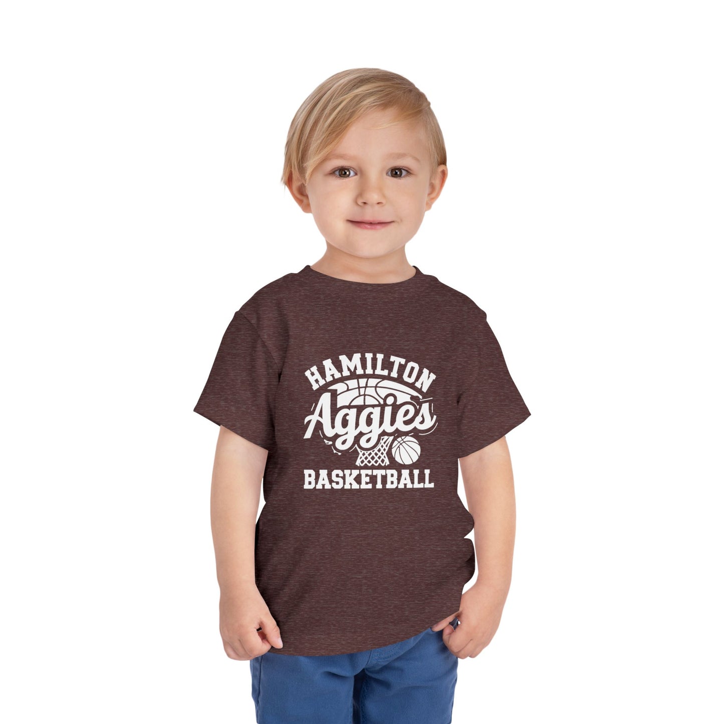 Toddler Tee \ Hamilton Aggies Basketball \ HABBG1