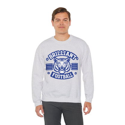 Adult Crewneck Sweatshirt \ Brilliant Tigers Football \ BTF2