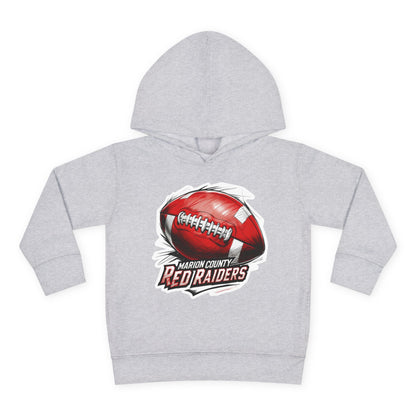 Toddler  Hoodie Sweatshirt \ Marion County Red Raiders Football \ MCF1