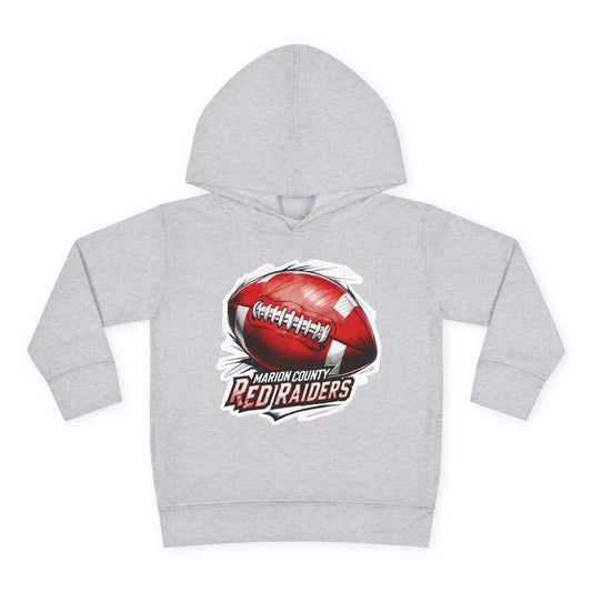 Toddler  Hoodie Sweatshirt \ Marion County Red Raiders Football \ MCF1