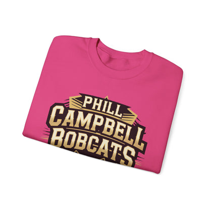 Adult Crewneck Sweatshirt \ Phill Campbell Bobcats \ PCB1