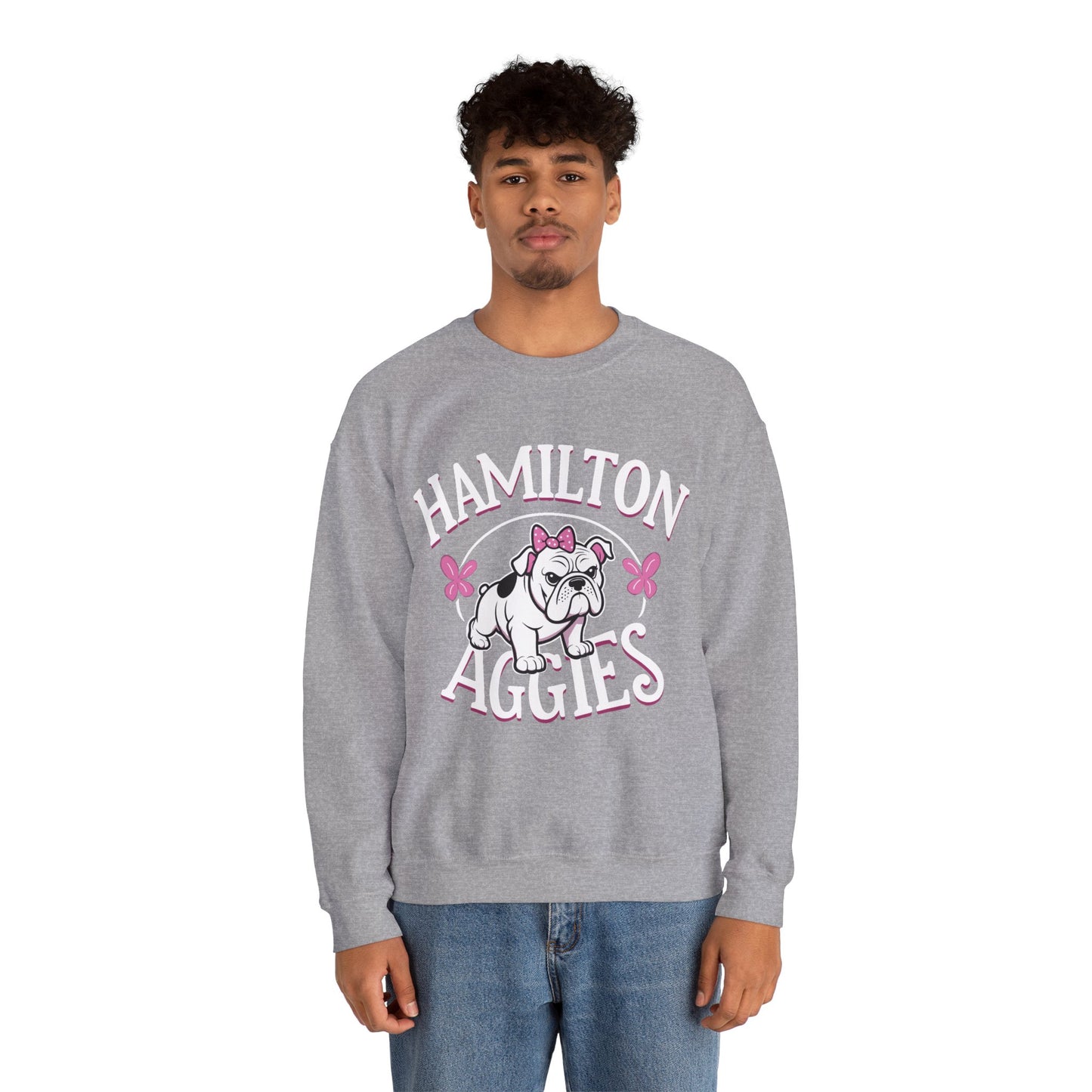 Adult Crewneck Sweatshirt \ Hamilton Aggies \ HAG4