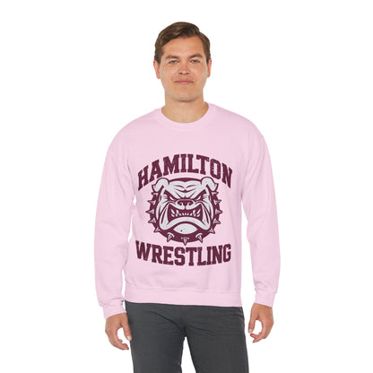 Adult Crewneck Sweatshirt \ Hamilton Aggies Wrestling \ HAW2