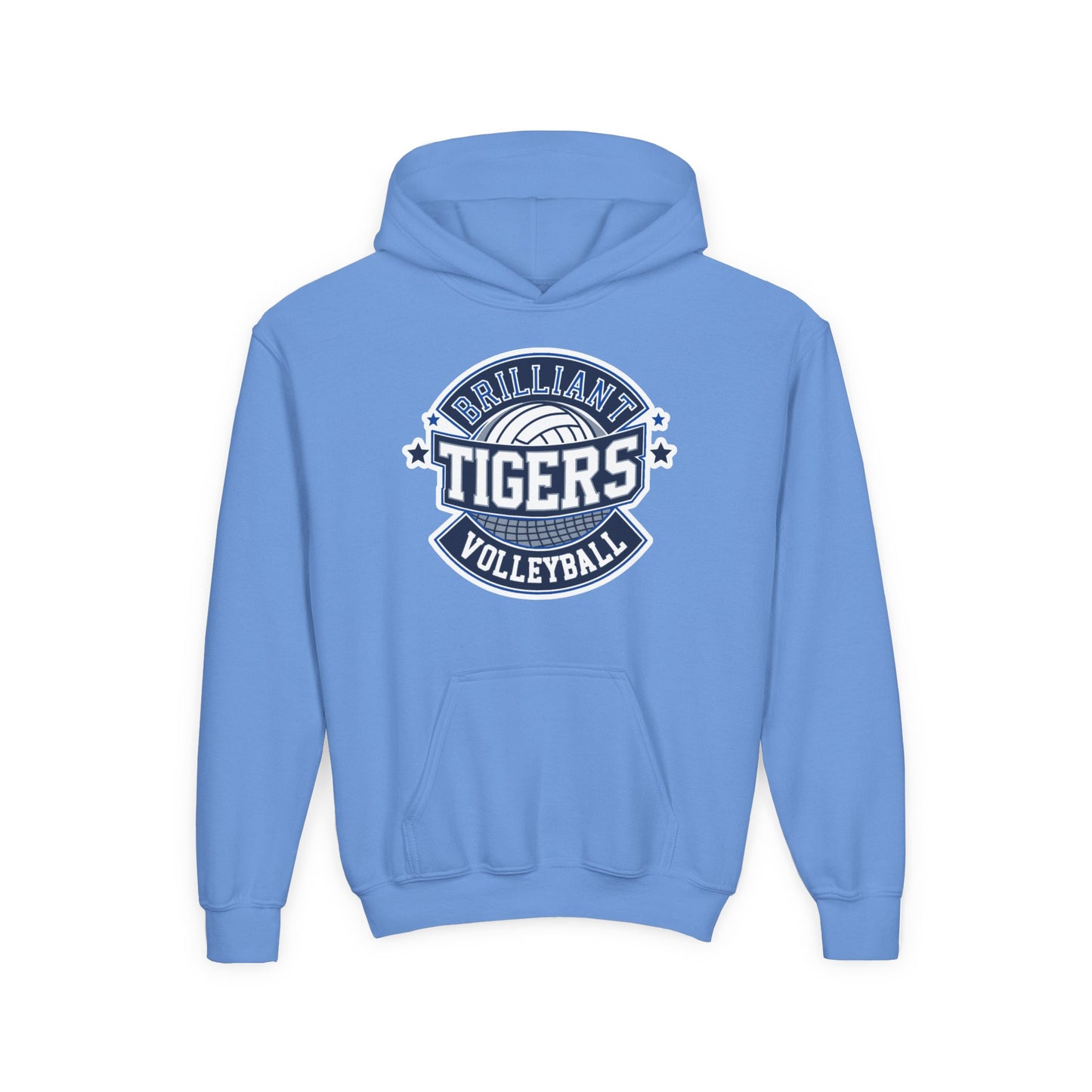 Youth Hoodie Sweatshirt \ Brilliant Tigers Volleyball \ BTV1