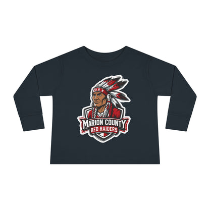 Toddler Long Sleeve Tee \ Marion County Red Raiders \ MC2