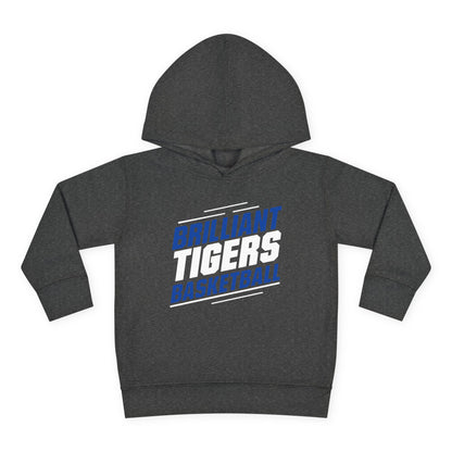 Toddler Hoodie Sweatshirt \ Brilliant Tigers Basketball \ BTBK2