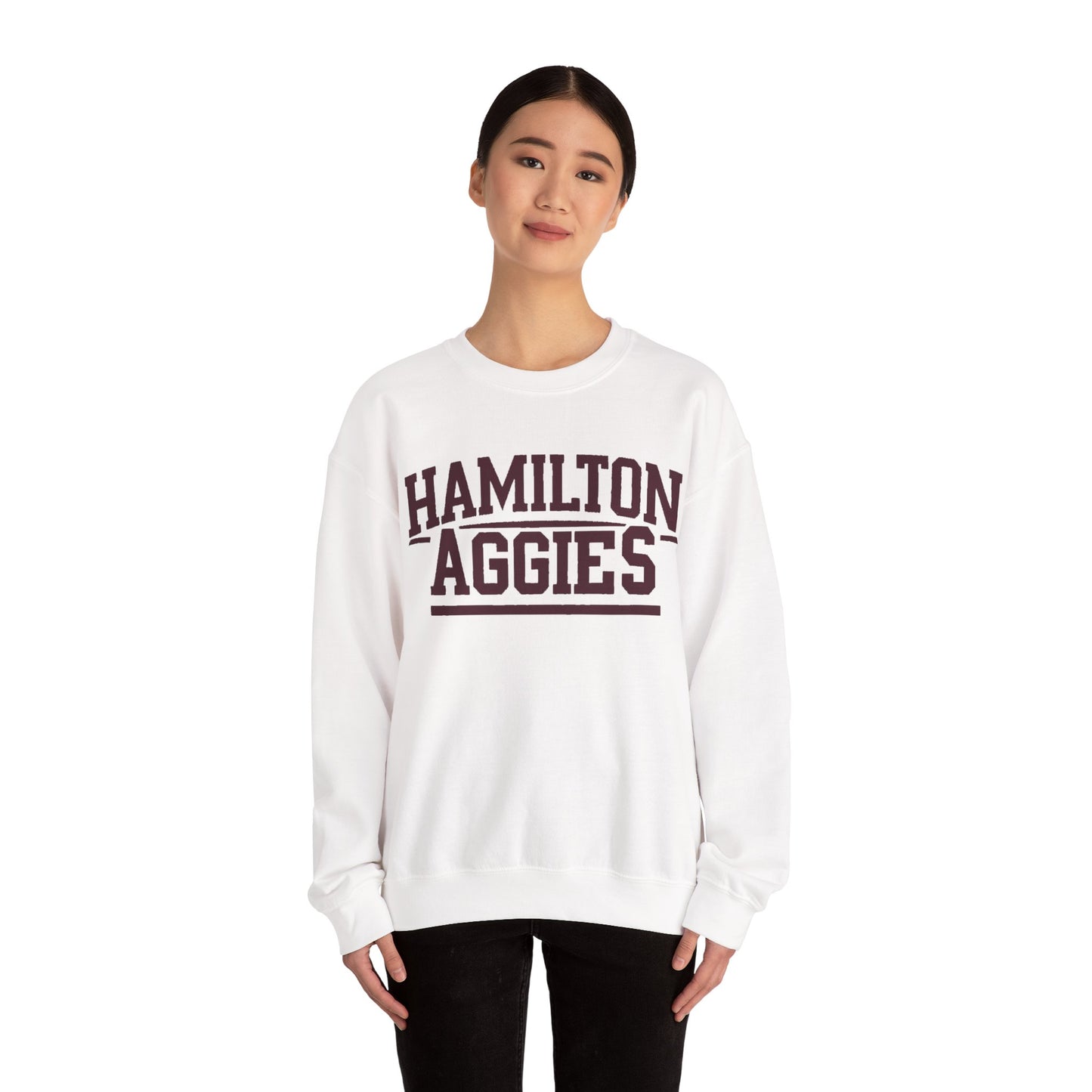 Adult Crewneck Sweatshirt \ Hamilton Aggies \ HA2