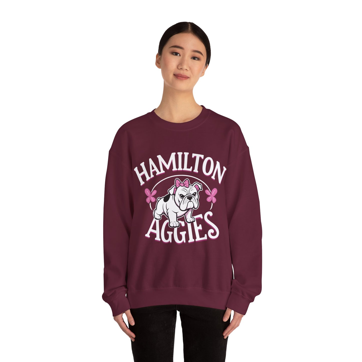 Adult Crewneck Sweatshirt \ Hamilton Aggies \ HAG4