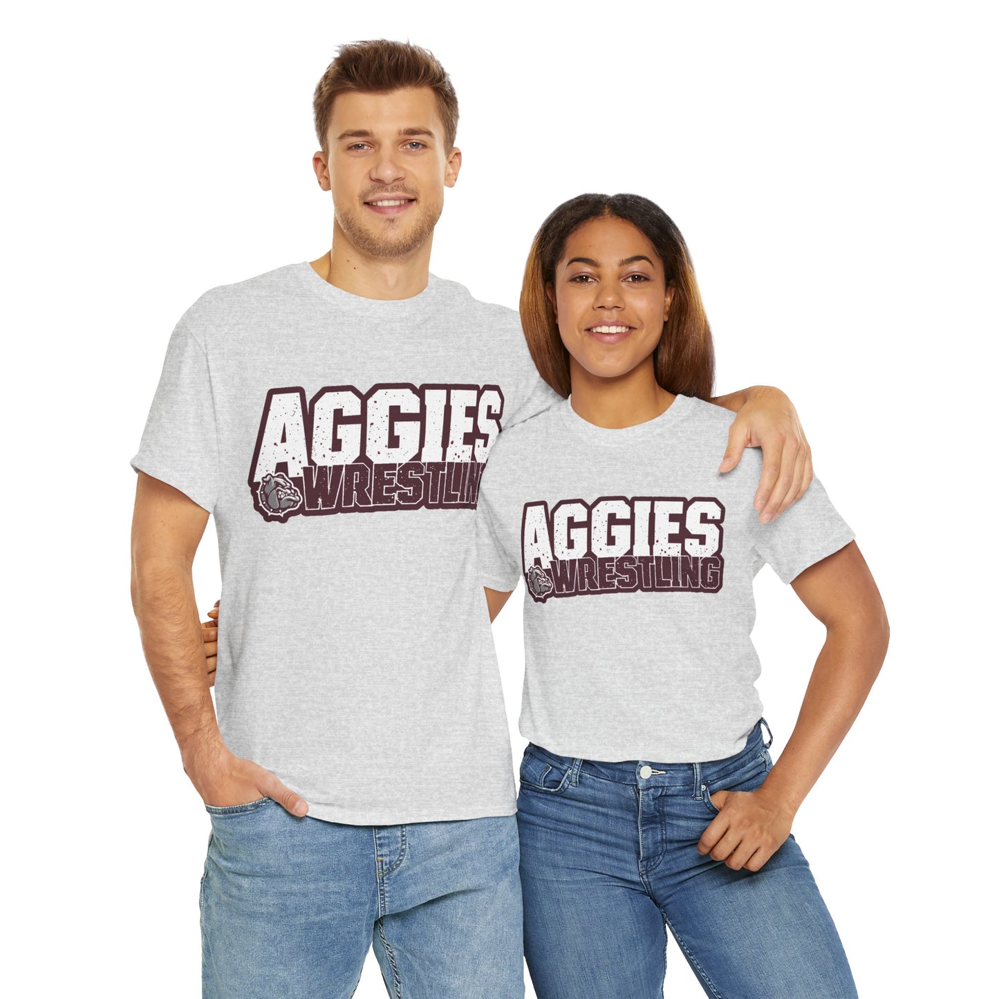 Adult Tee \ Hamilton Aggies Wrestling \ HAW3