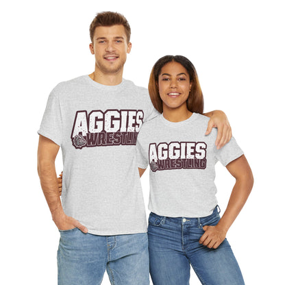 Adult Tee \ Hamilton Aggies Wrestling \ HAW3