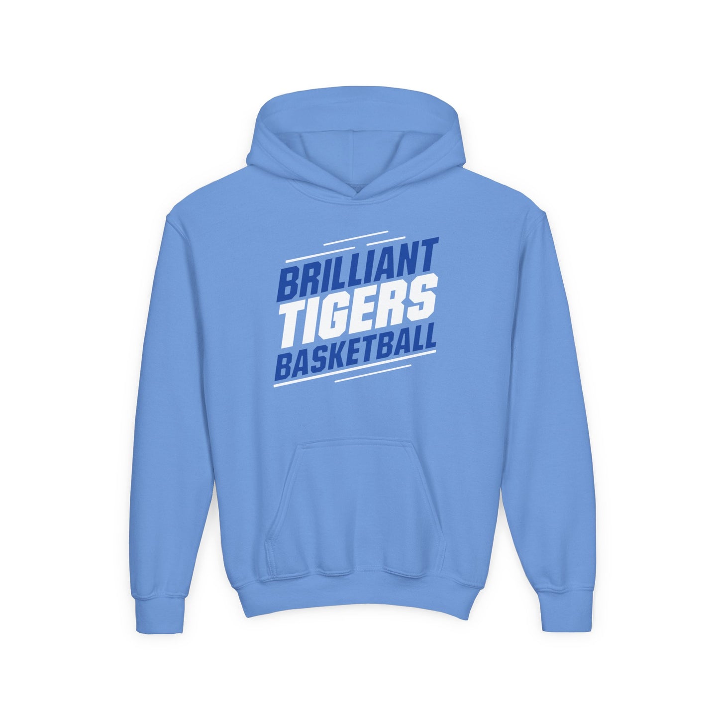 Youth Hoodie Sweatshirt \ Brilliant Tigers Basketball \ BTBK2