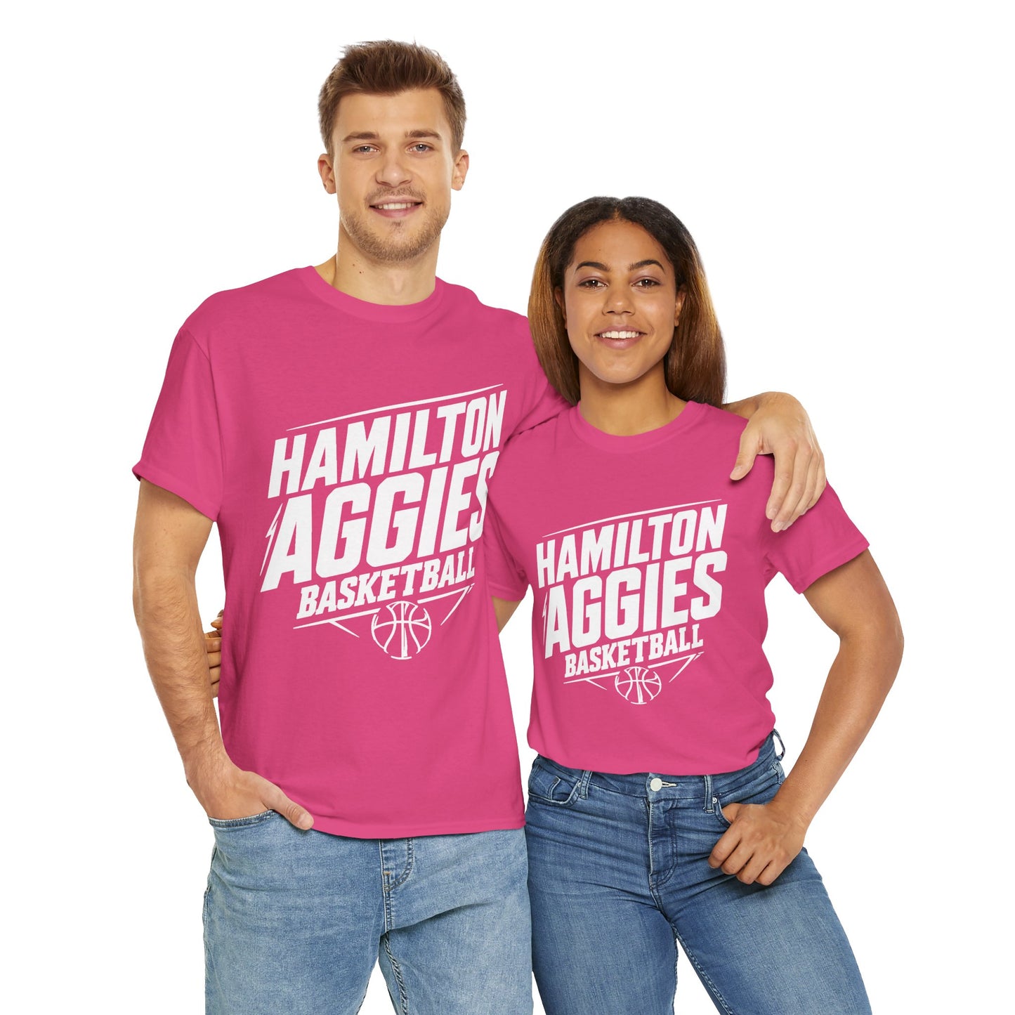 Adult Tee \ Hamilton Aggies Basketball \ HABB2