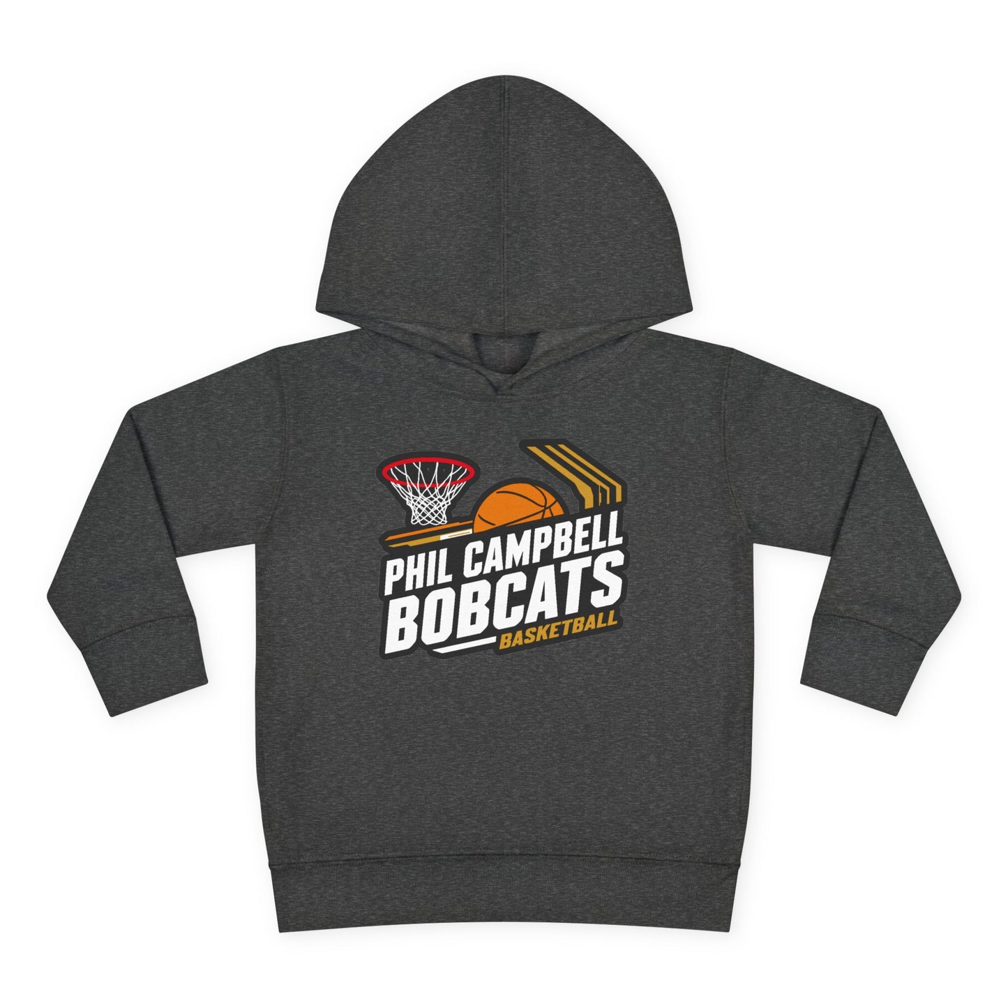Toddler Hoodie Sweatshirt \ Phil Campbell Bobcats Basketball \ PCBBK1