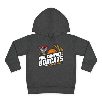 Toddler Hoodie Sweatshirt \ Phil Campbell Bobcats Basketball \ PCBBK1