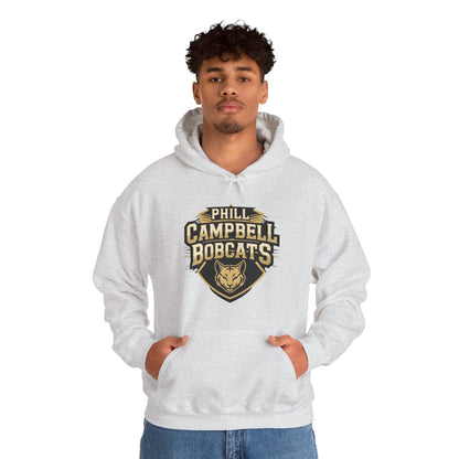 Adult Hoodie Sweatshirt \ Phill Campbell Bobcats \ PCB1