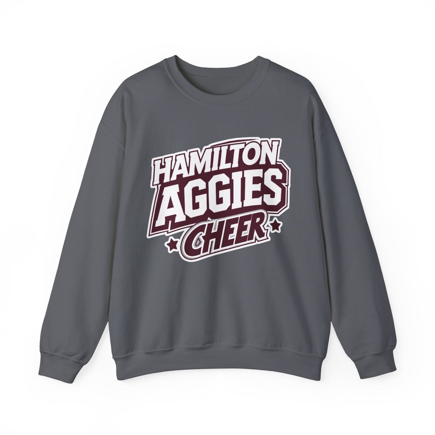 Adult Crewneck Sweatshirt \ Hamilton Aggies Cheer \ HAC1
