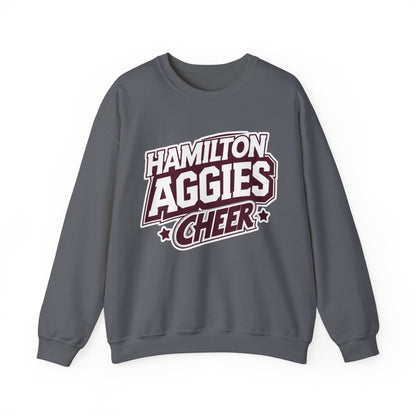 Adult Crewneck Sweatshirt \ Hamilton Aggies Cheer \ HAC1