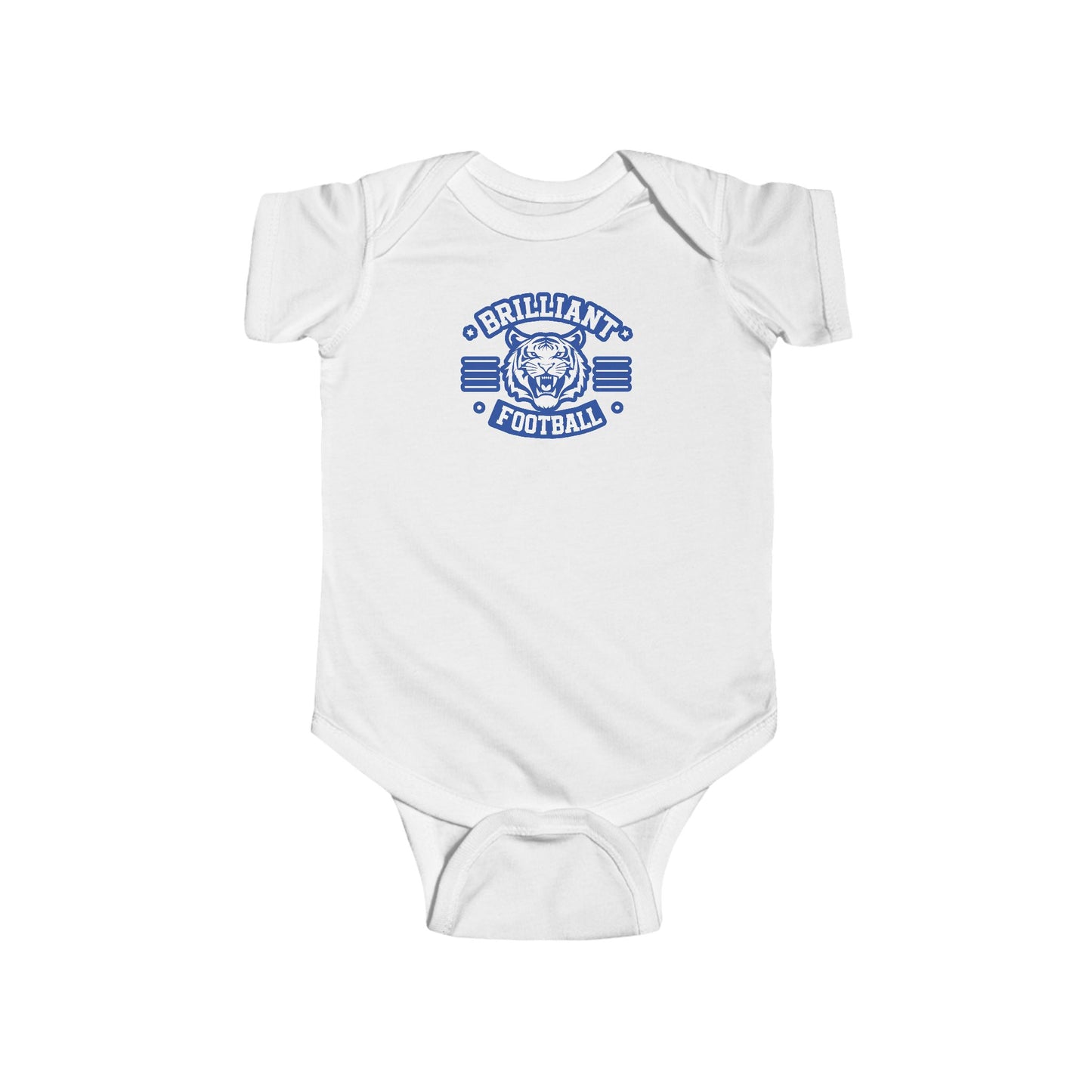 Short Sleeve Baby Bodysuit \ Brilliant Tigers Football \ BTF2