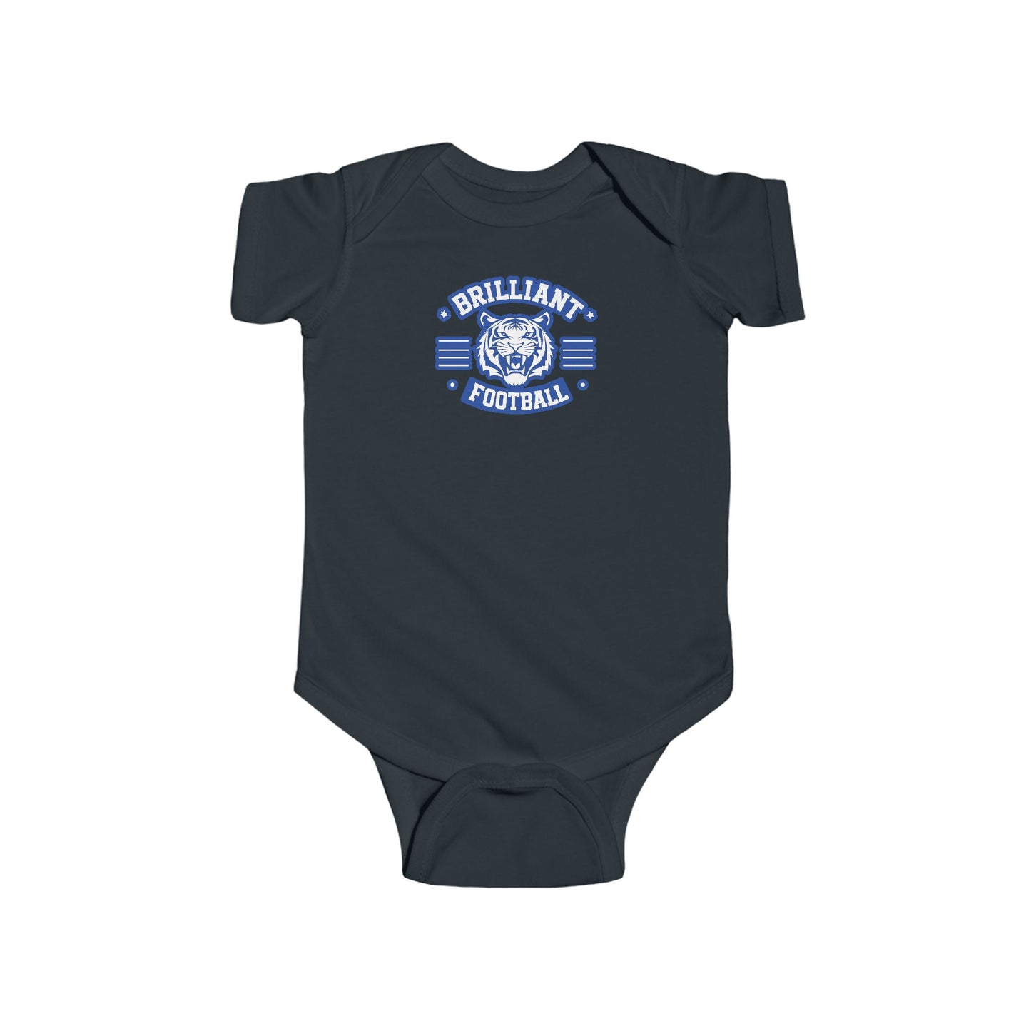 Short Sleeve Baby Bodysuit \ Brilliant Tigers Football \ BTF2