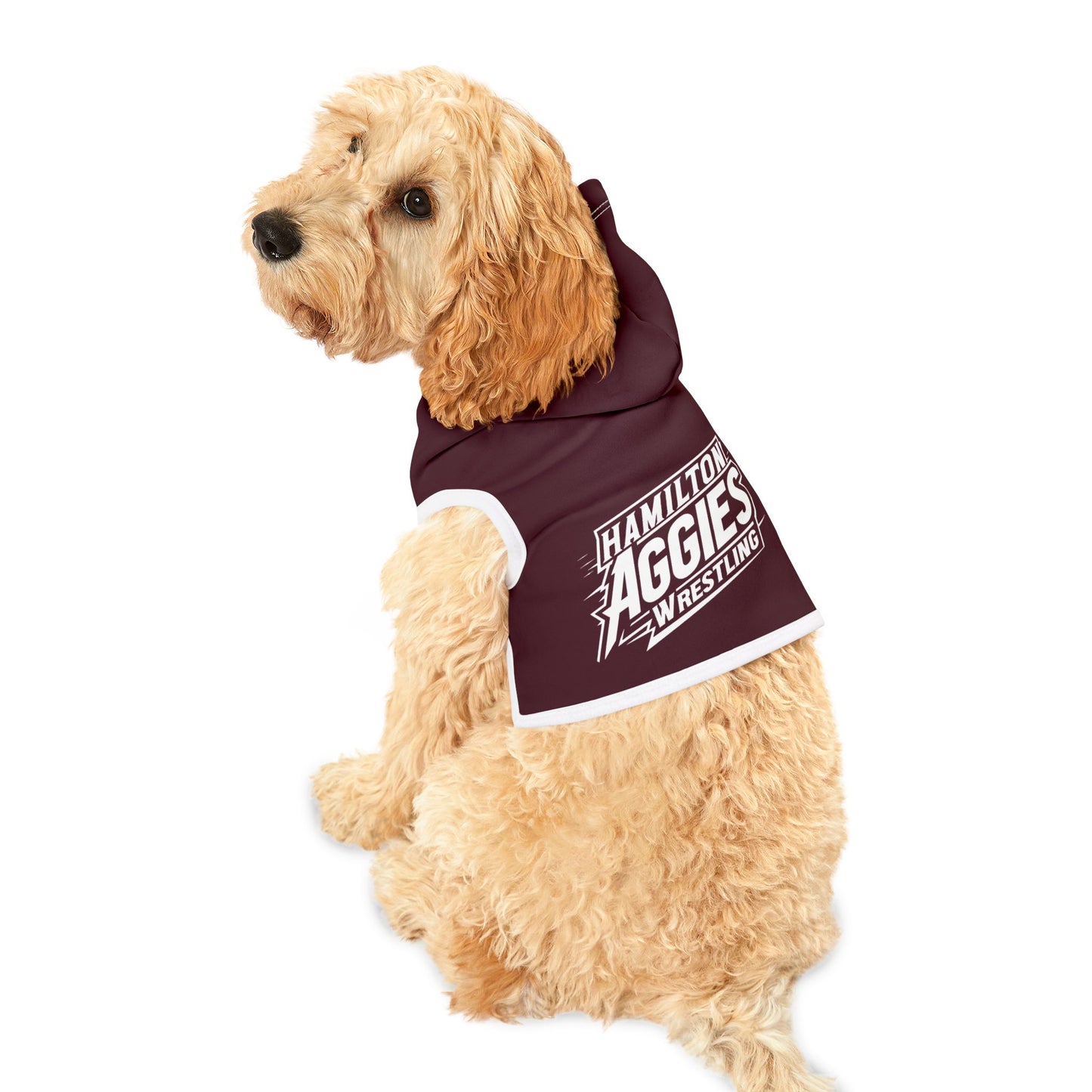 Pet Hoodie \ Hamilton Aggies Wrestling \ HAW1