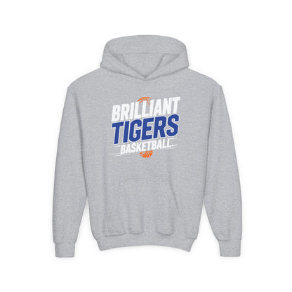 Youth Hoodie Sweatshirt \ Brilliant Tigers Basketball \ BTBK1