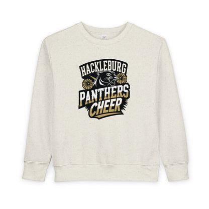 Toddler Crewneck Sweatshirt \ Hackleburg Panthers Cheer \ HPC1