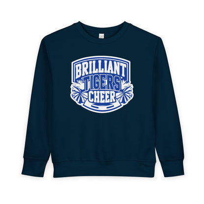 Toddler Crewneck Sweatshirt \ Brilliant Tigers Cheer \ BTC1