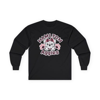 Adult Long Sleeve Tee \ Hamilton Aggies \ HAG3