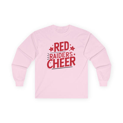 Adult Long Sleeve Tee \ Marion County Red Raiders Cheer \ MCC2