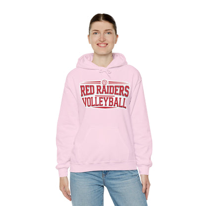 Adult Hoodie Sweatshirt \ Marion County Red Raiders Volleyball \ MCV2
