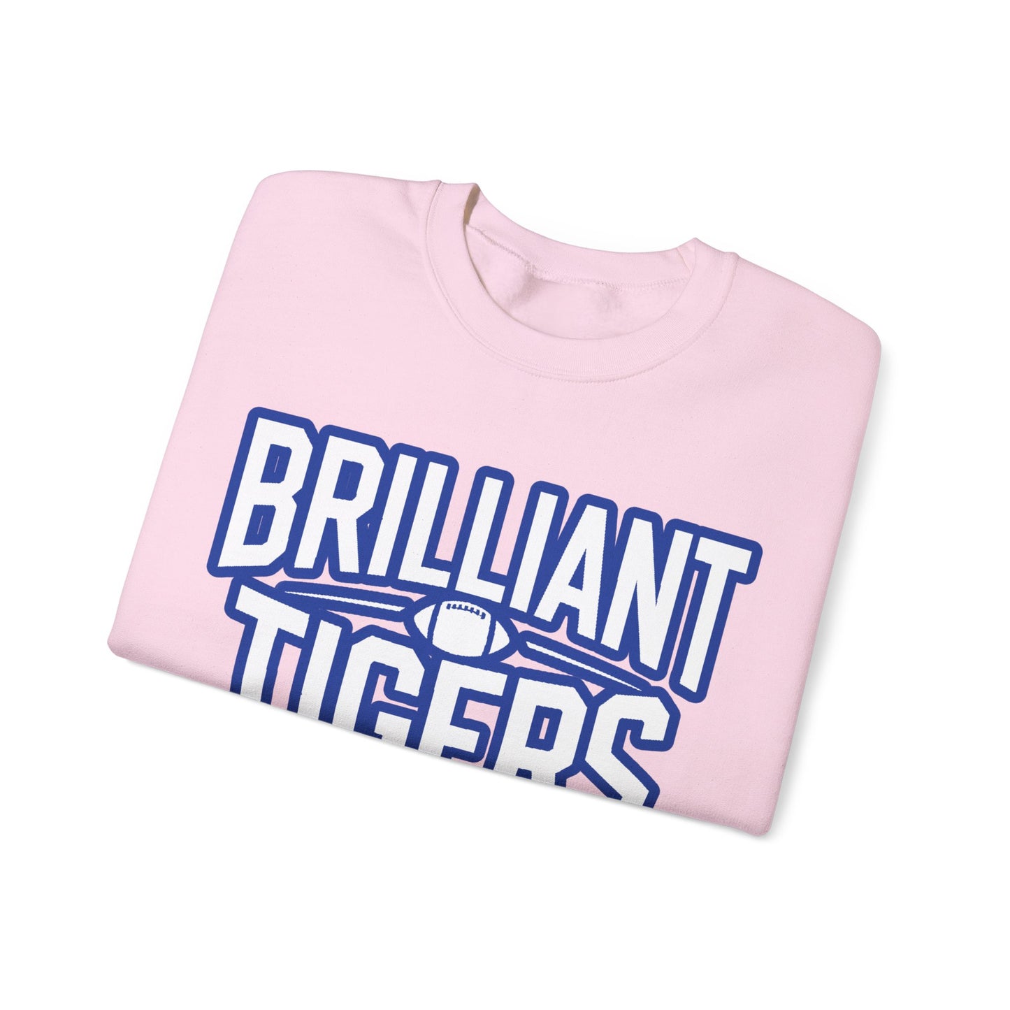 Adult Crewneck Sweatshirt \ Brilliant Tigers Football \ BTF1