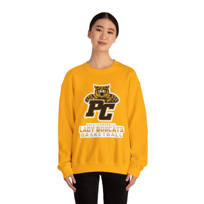 Adult Crewneck Sweatshirt \ Phil Campbell Bobcats Basketball \ PCBBKG1